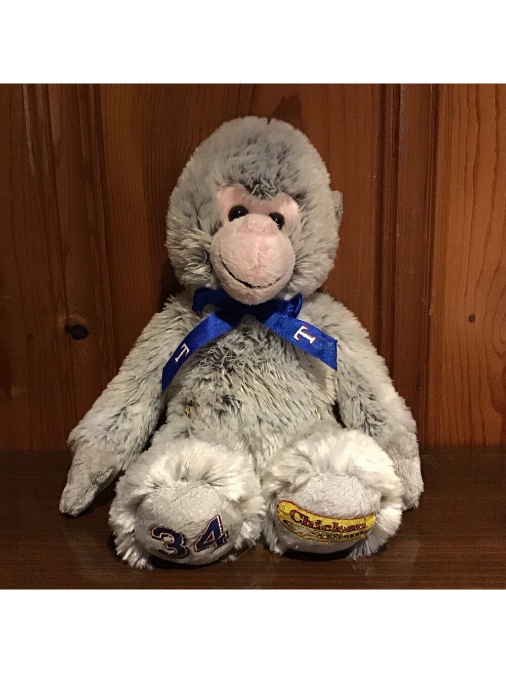 Texas Rangers Nolan Ryan Snow Monkey Plush 2012 SGA Stadium Giveaway Chicken 34